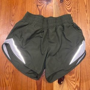 Olive green shorts